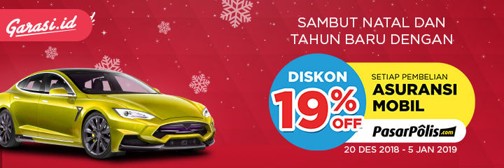 Beli Asuransi Kendaraan di Garasi.id, Kamu Bisa Dapat Diskon 19% Garasi.id