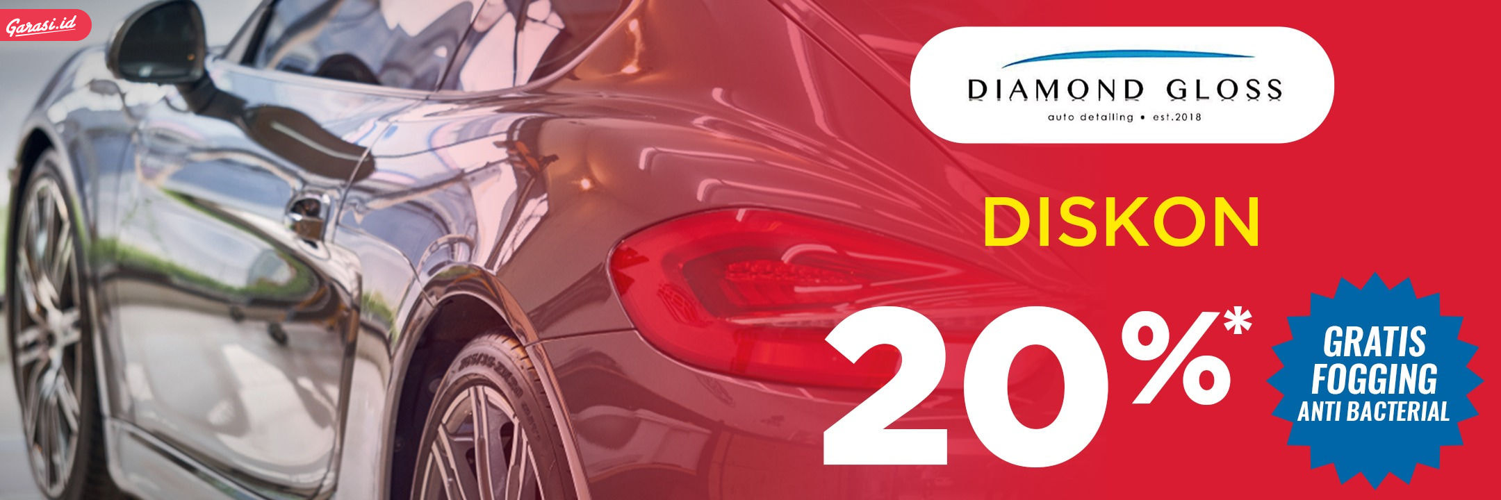 Tren Coating Mobil Semakin Menjamur. Disini Coating Mobil Diskon 20% dan Gratis Car Fogging Anti Bacteria Diamond Gloss Coating