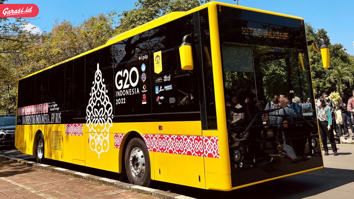 Kehadiran Bus listrik Presidensi G20 di PEVS 2022