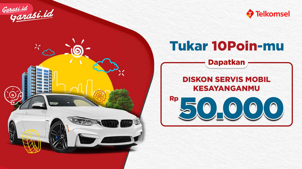 Reedem 10 Poin Tsel Untuk Diskon Servis Mobil