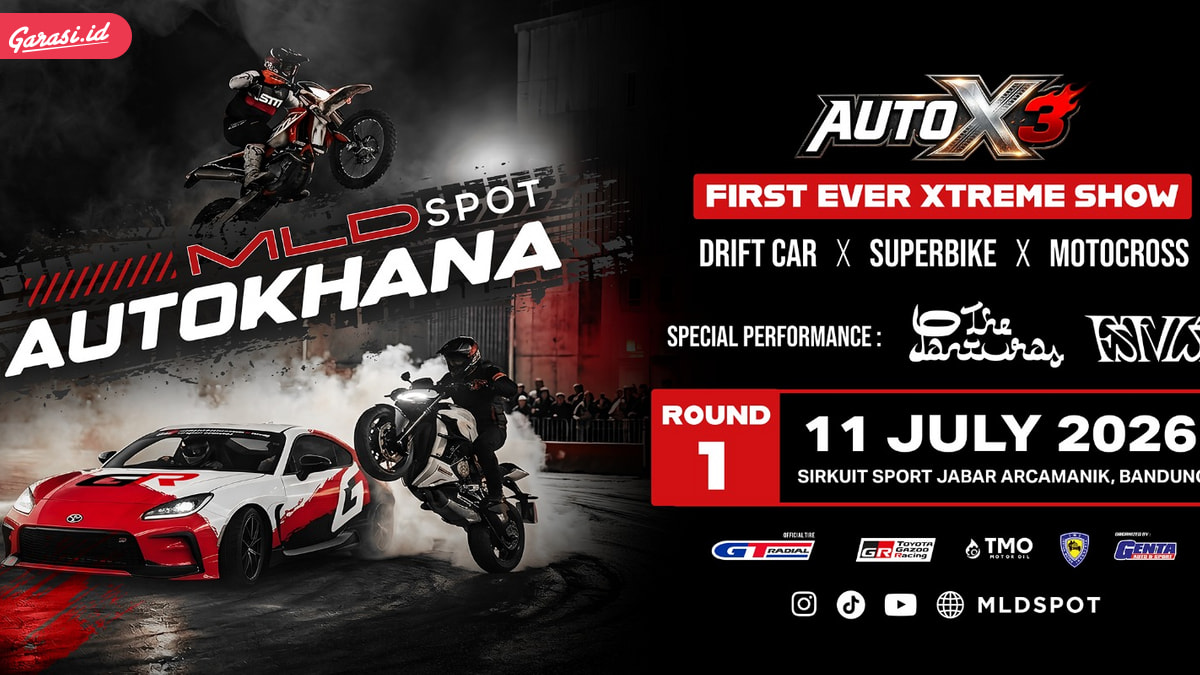 MLDSPOT Autokhana 2026 Resmi Dimulai, Putaran Awal Hadir di Bandung dengan AutoX3 Extreme Show