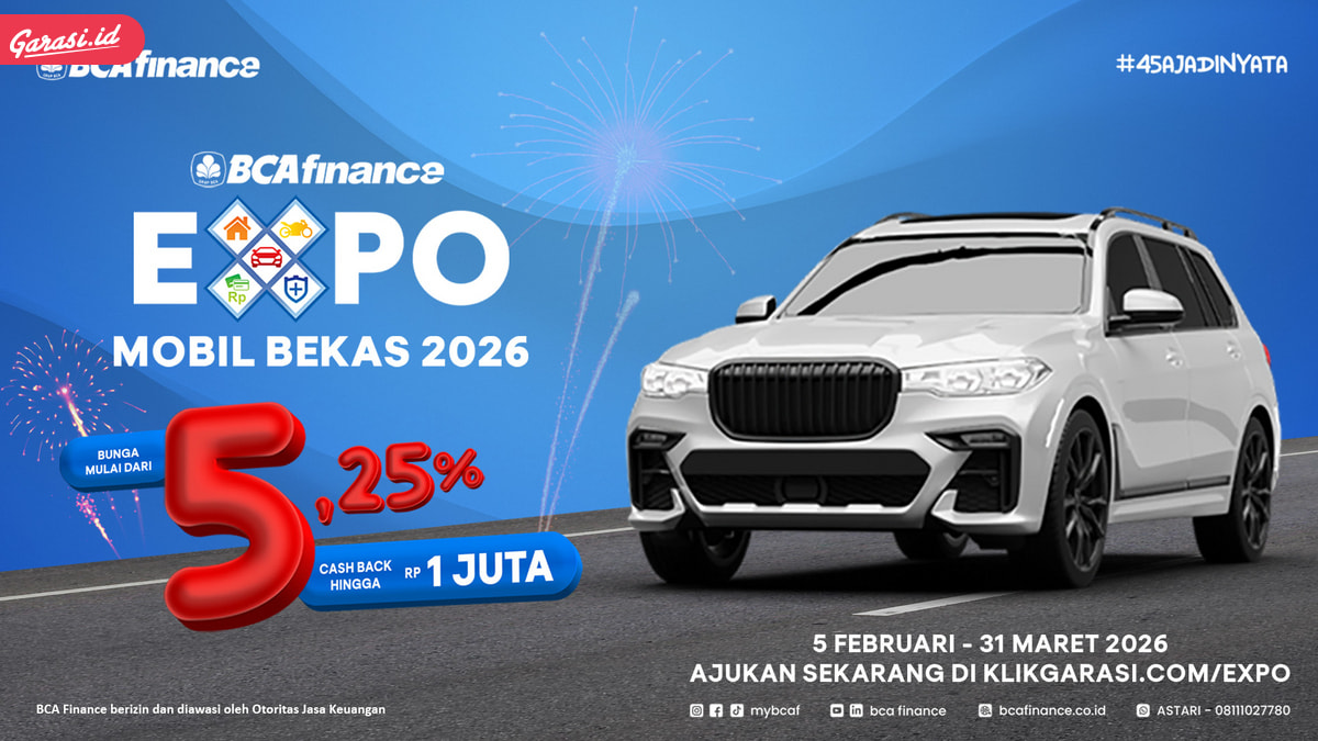 Cari Mobil Bekas Cicilan Ringan? Cek Expo BCA Finance, Ada Bunga mulai dari 5,25% dan Cashback!