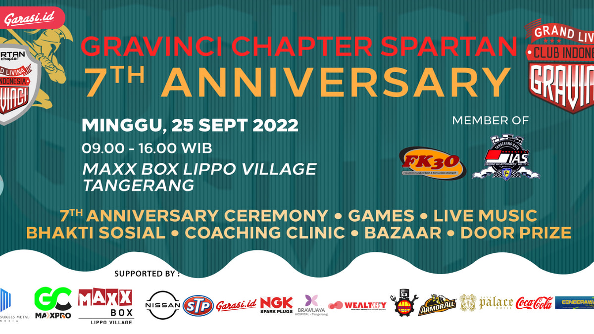 Kegiatan 7 Tahun Anniversary Ceremony GRAVINCI Chapter SPARTAN (Sawangan, Parung, Tangerang)