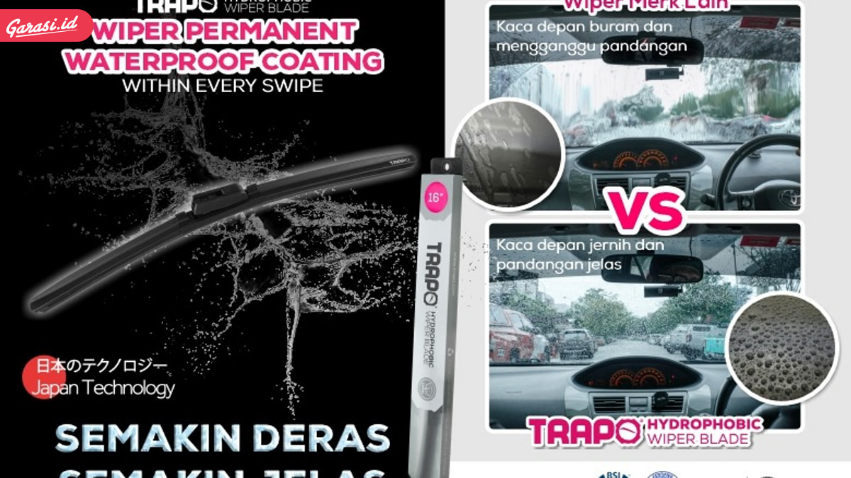 Trapo Wiper Permanent Waterproof Coating, Wiper Hybrid nomor 1 di Indonesia