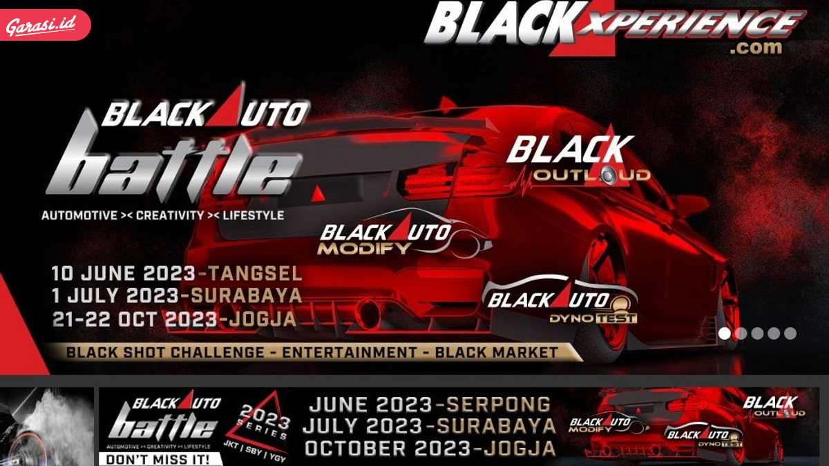 Keseruan Arek-Arek Surabaya Dalam Perang Modifikasi BlackAuto Battle 2023