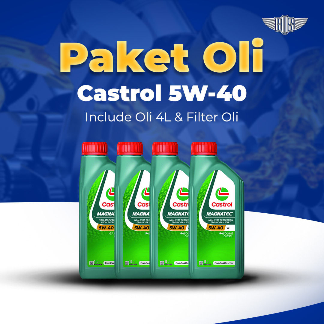 Paket Oli Castrol 5W-40