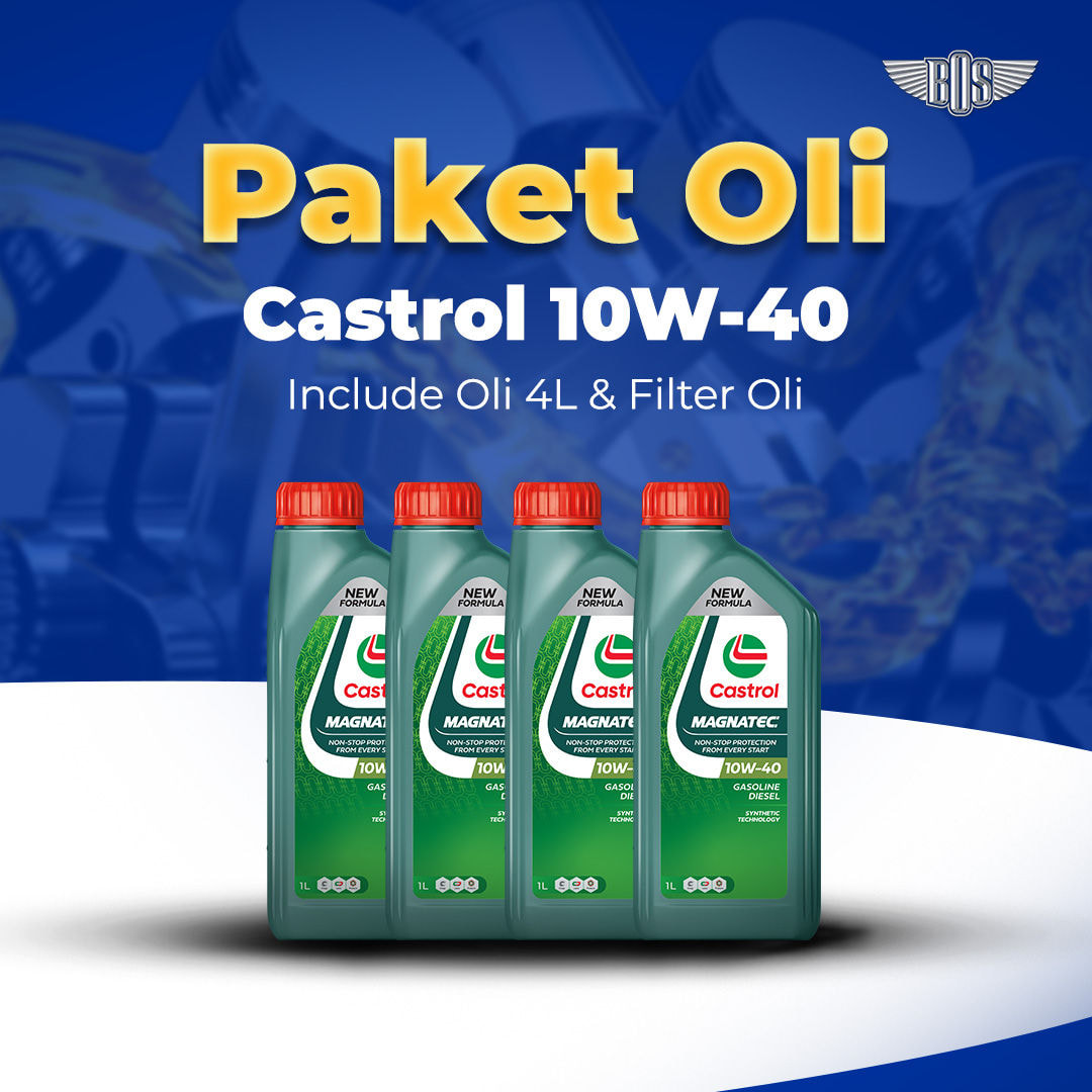 Paket Oli Castrol 10W-40