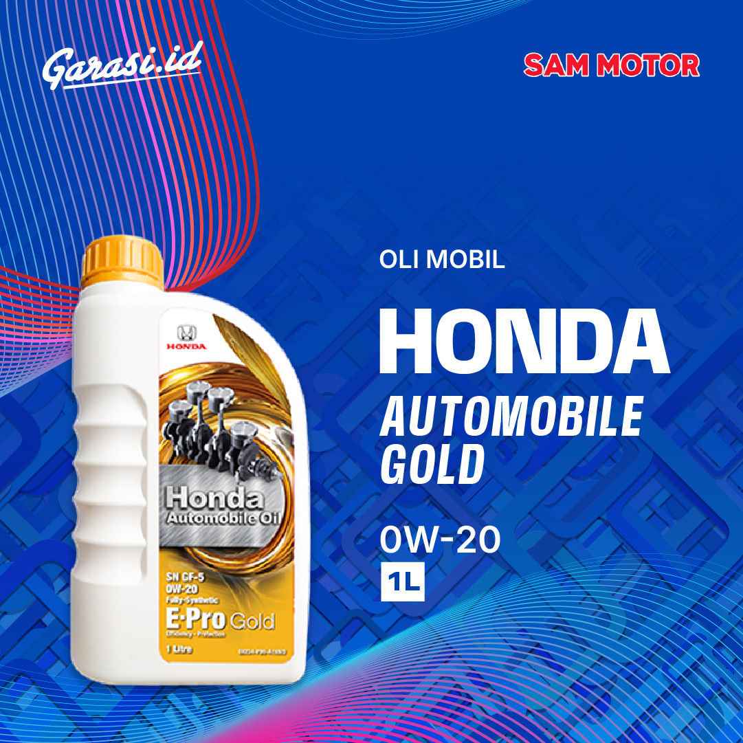 Paket Ganti Oli Honda Automobile Gold 0W/20 1L