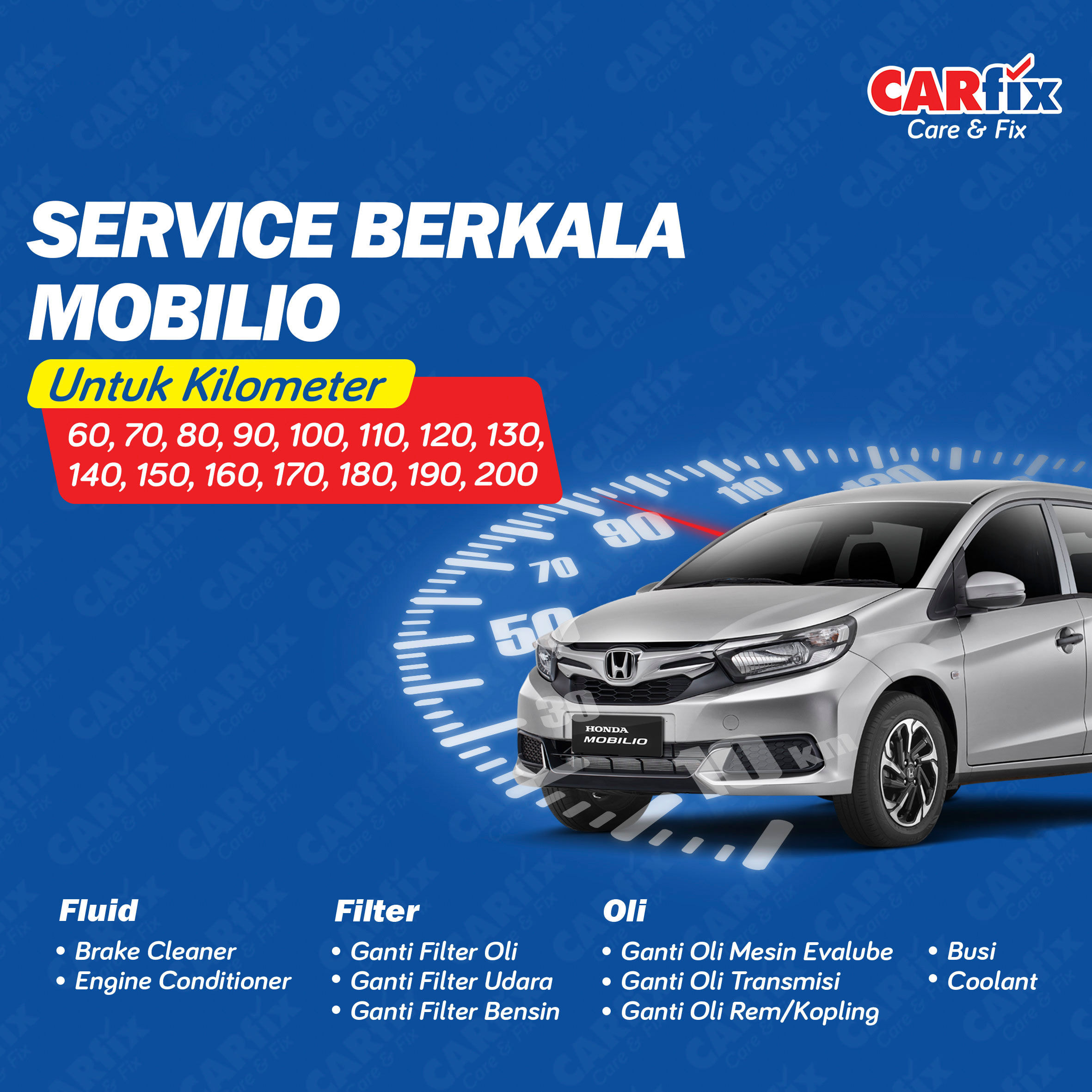 Paket Service Berkala Mobilio 1.5 Manual  - Jabodetabek