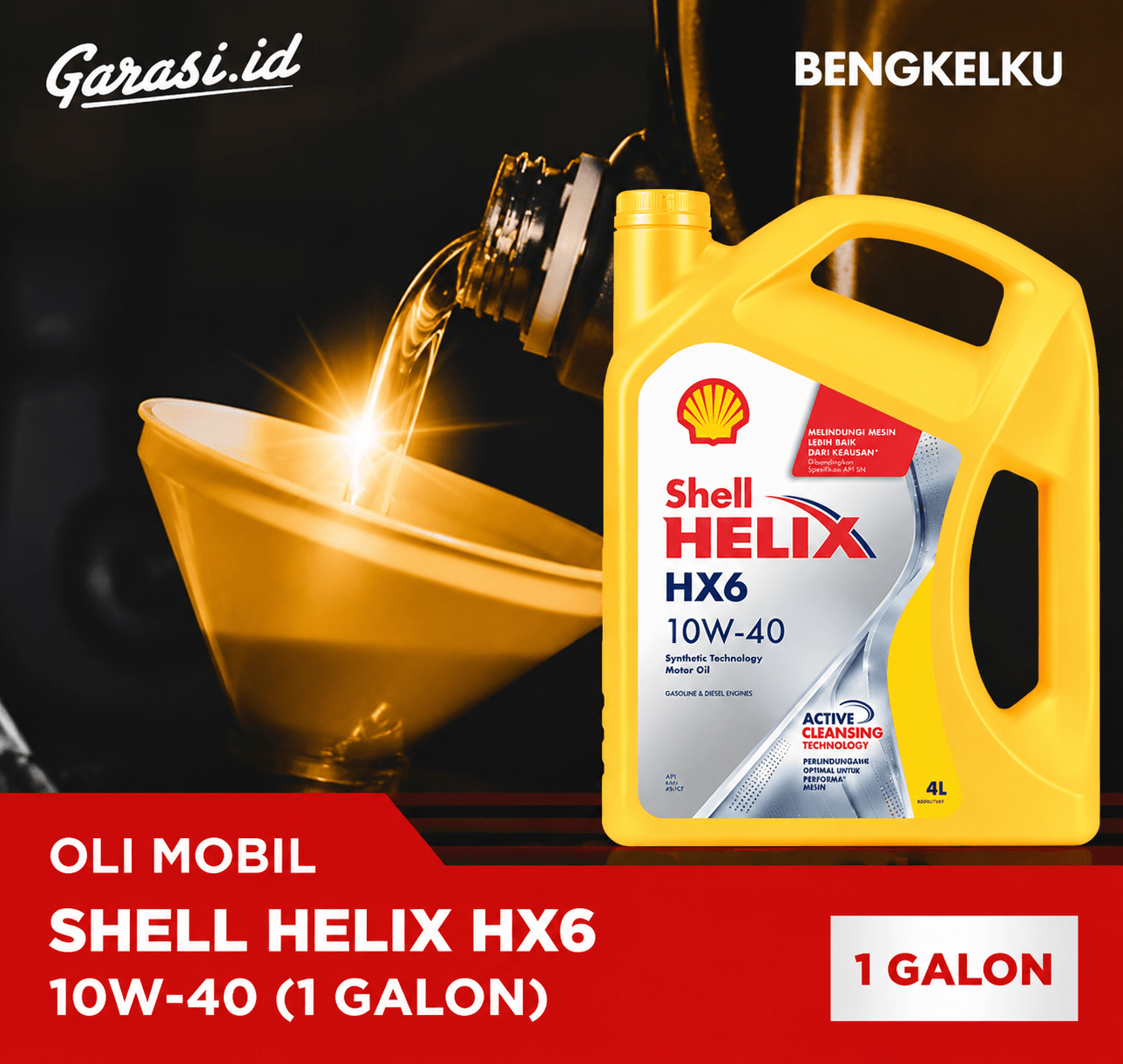 Shell Helix HX6 10W-40 (1 Galon)