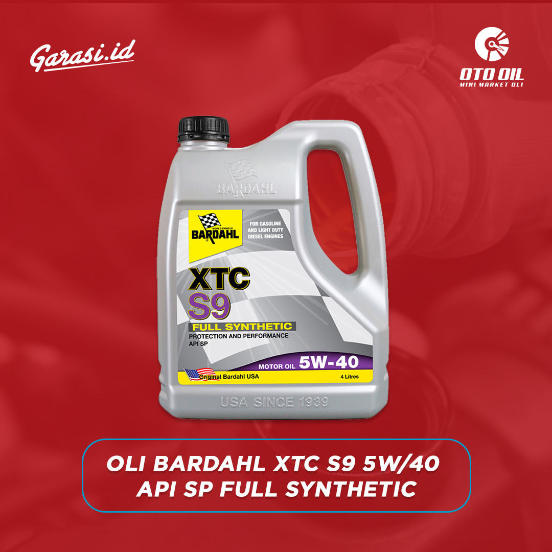 Oli Bardahl XTC S9 5W/40 API SP Full Synthetic