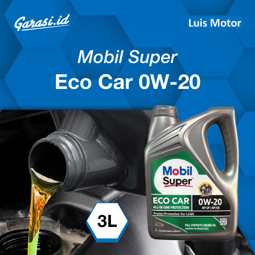 Ganti Oli Mobil Super Eco Car 0W/20 3L