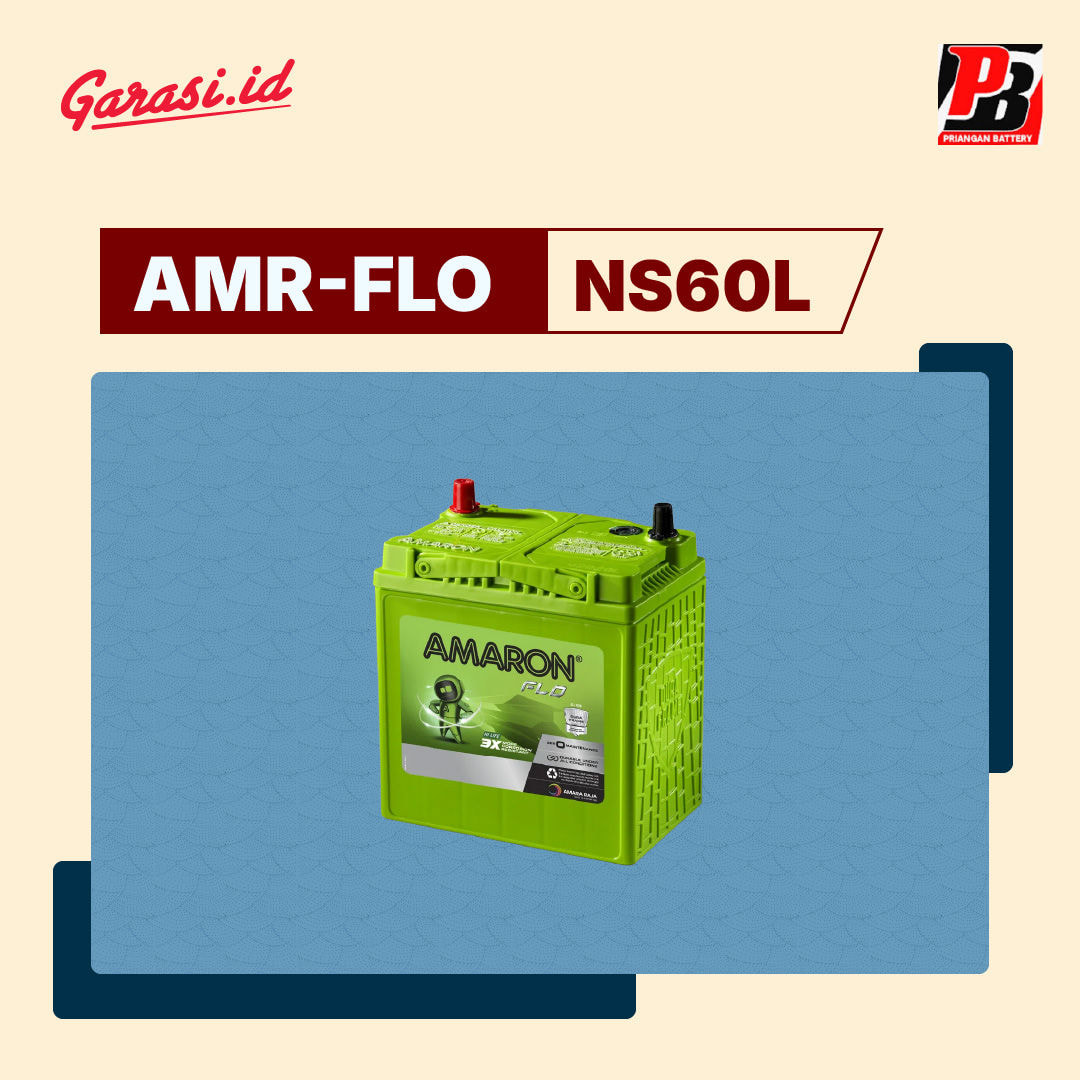 GANTI AKI MOBIL AMARON-FLO NS60L