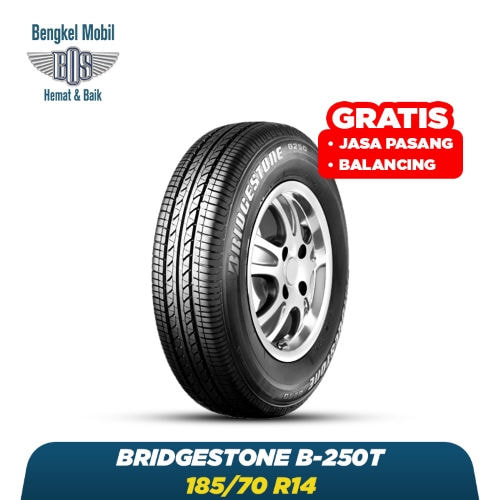 Ban Mobil Bridgestone B-250T - 185/70 R14 - Gratis Pasang dan Balancing