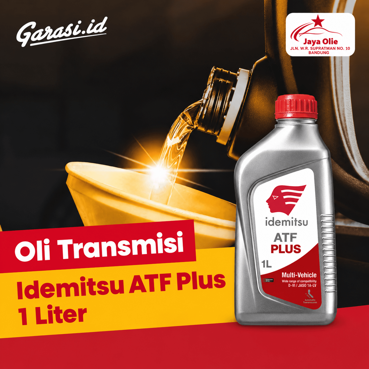 Oli Transmisi Matic Idemitsu ATF Plus 1 Liter