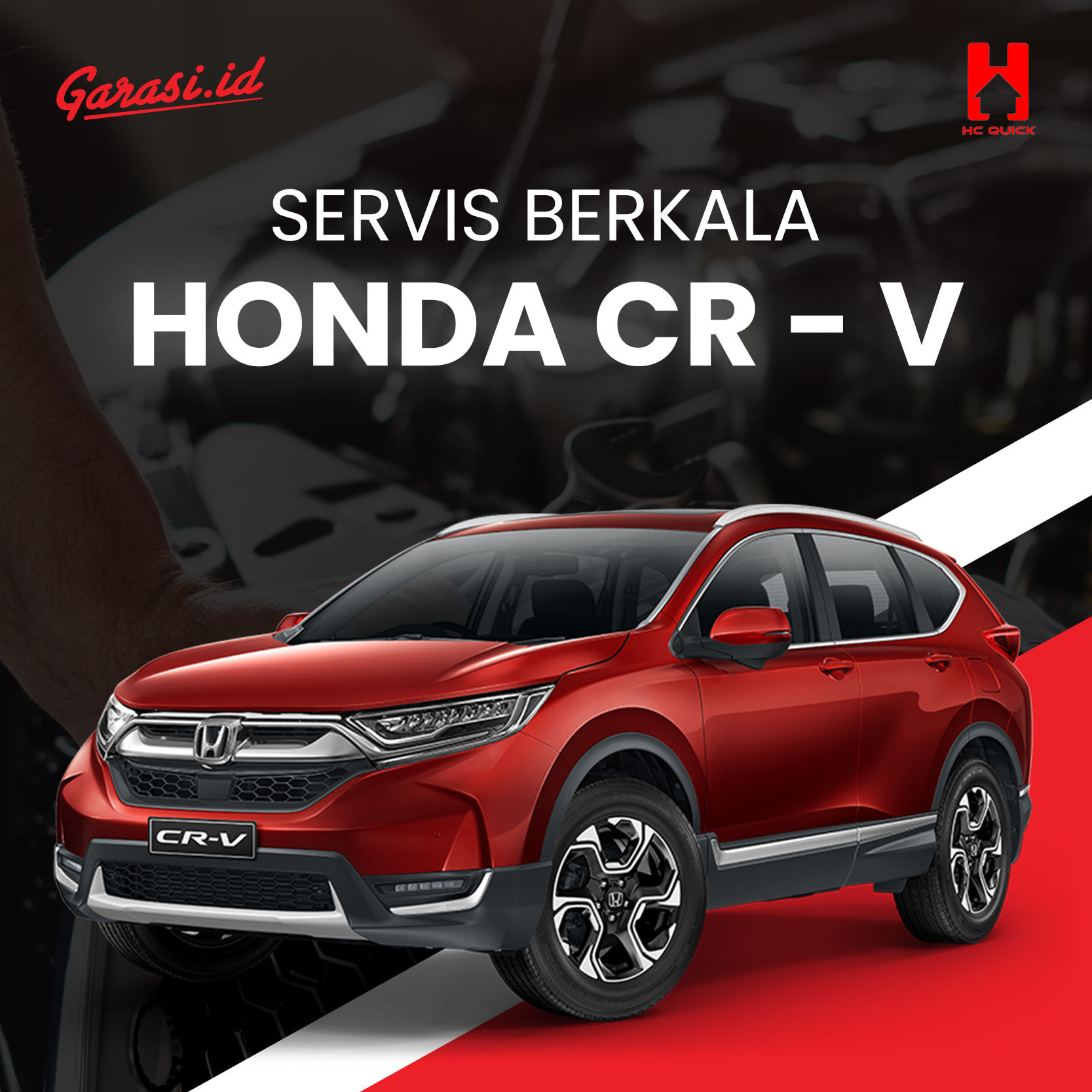Paket perawatan service berkala Honda CR-V