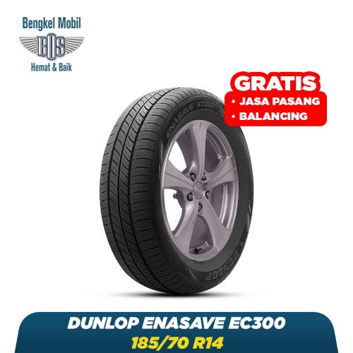 Ban Mobil Dunlop ENASAVE EC300 - 185/70 R14 - Gratis Pasang dan Balancing