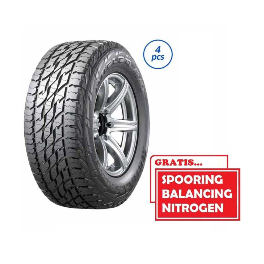 Bridgestone Dueler A-T Owt D697 265/70-R17 115S SP Ban Mobil [Gratis Pasang/ Spooring Balance/ Nitrogen]