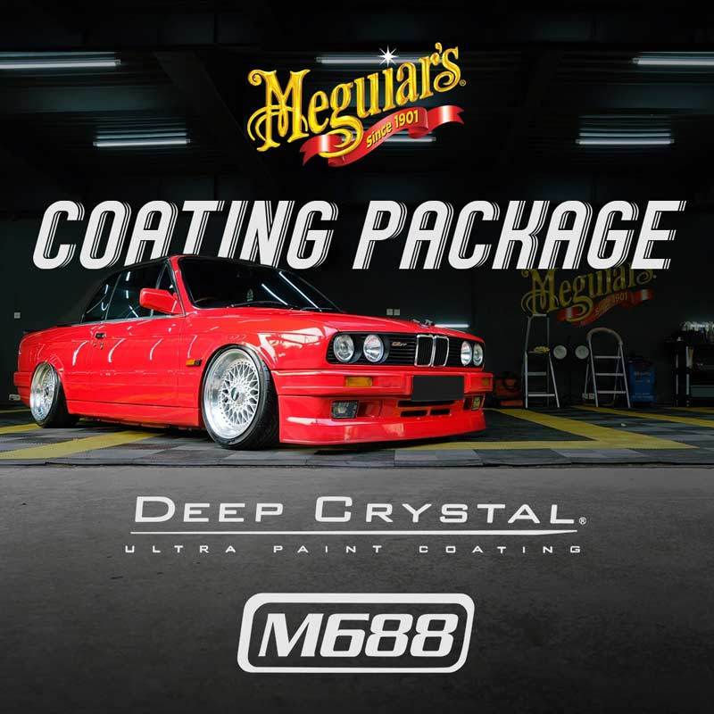 Meguiar's Crystal Coating Paket Perawatan Kendaraan [Large Car]