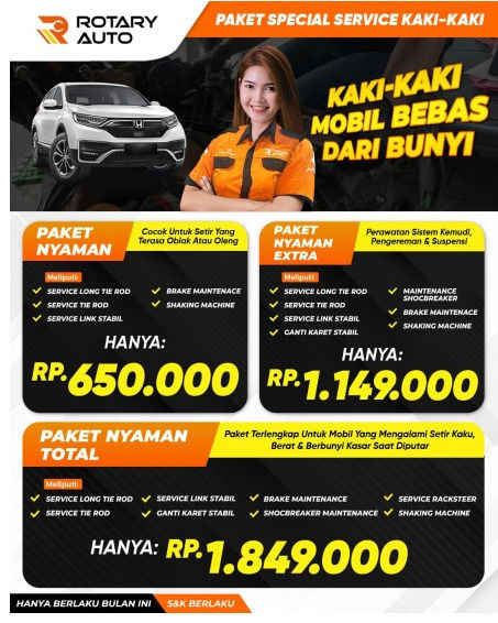 Paket Service Kaki Kaki
