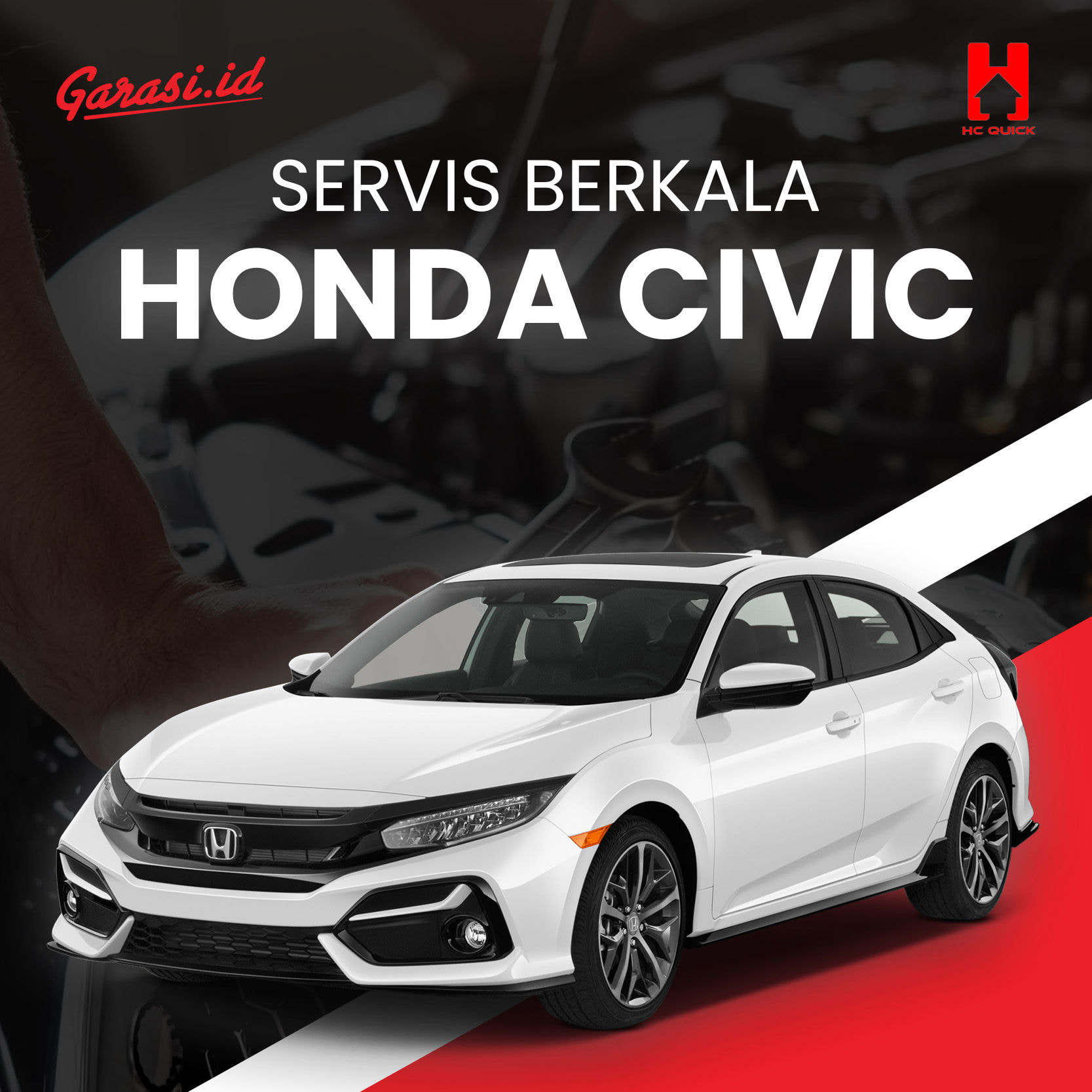 Paket perawatan service berkala Honda Civic
