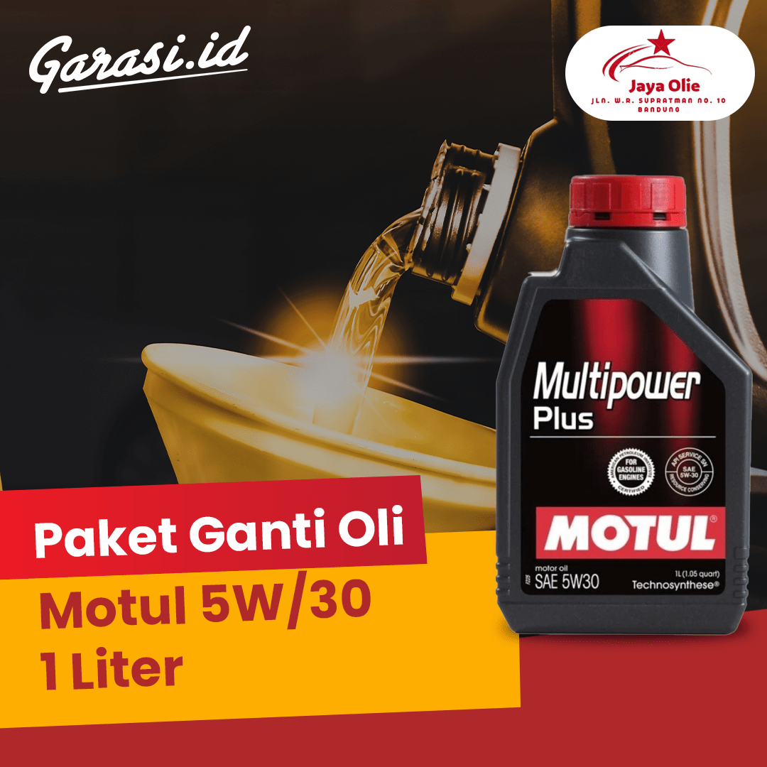 Paket Ganti Oli Motul 5W/30  1 Liter