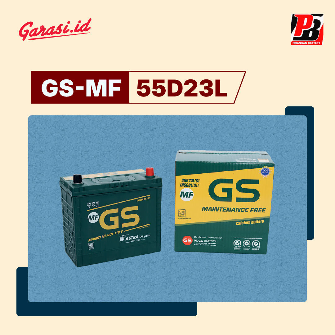 GANTI AKI MOBIL GS-MF 55D23L