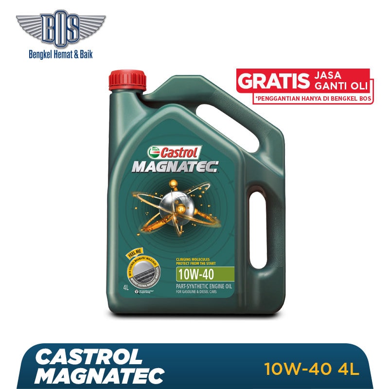 Paket Ganti Oli Castrol (4 Liter) + Gratis Jasa Paket Ganti Oli Castrol (4 Liter) + Gratis Jasa