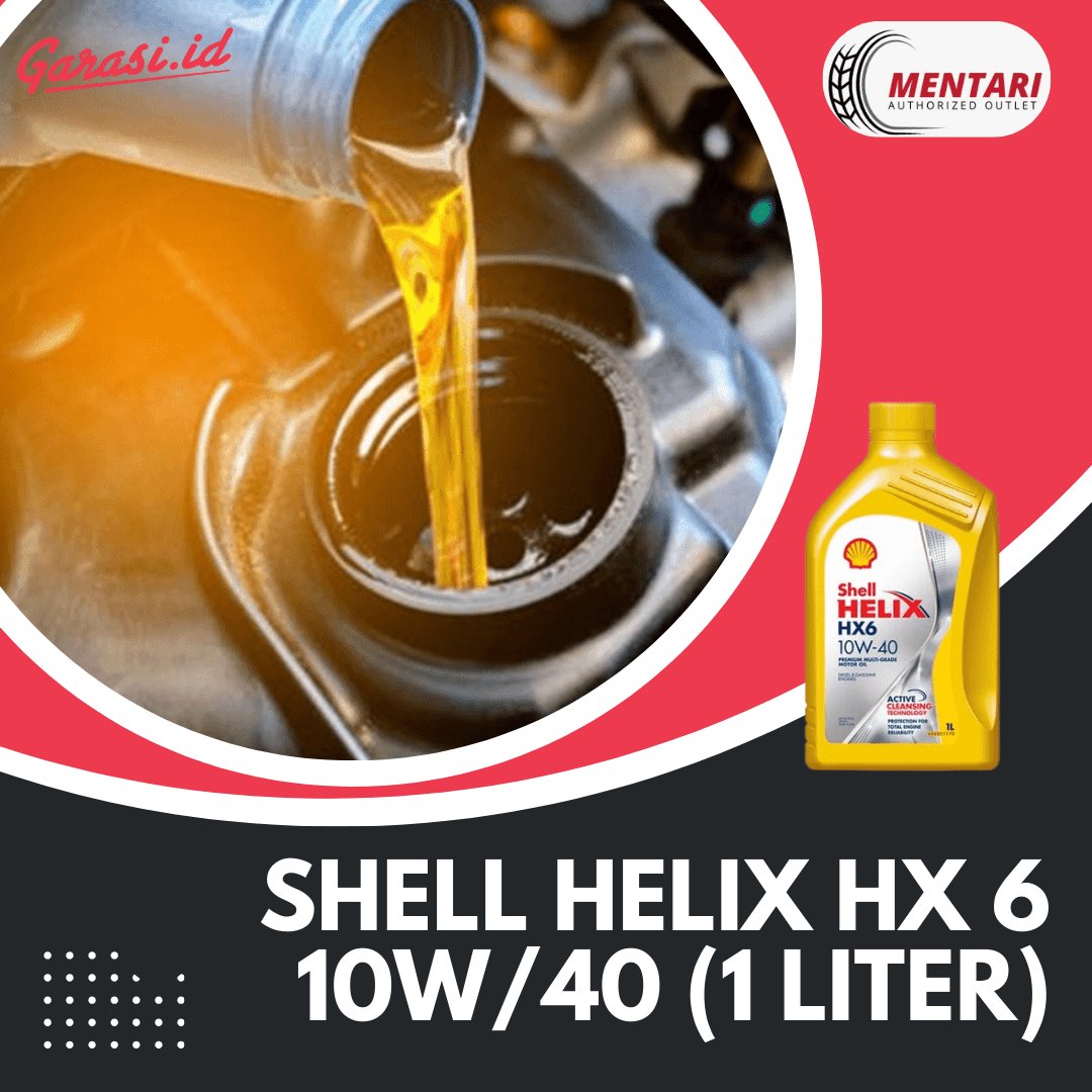 Paket Shell Helix HX 6 10W/40 1 Liter