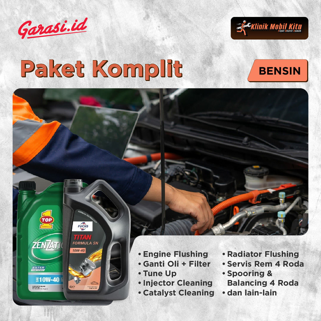 Paket Servis Komplit Bensin Paket Servis Komplit Bensin