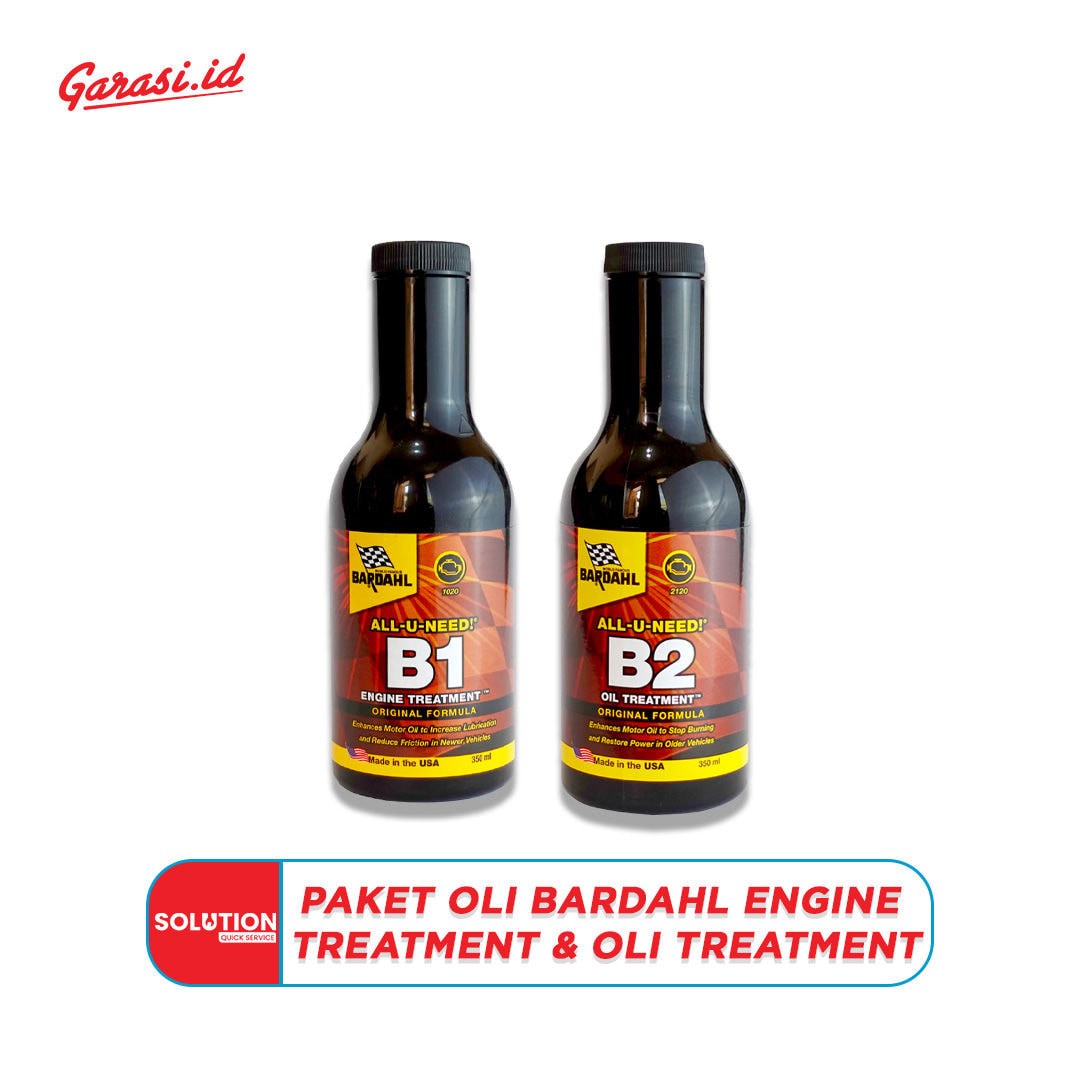 Oli Bardahl B1 Engine Treatment & B2 Oil Treatment (Old Bottole)