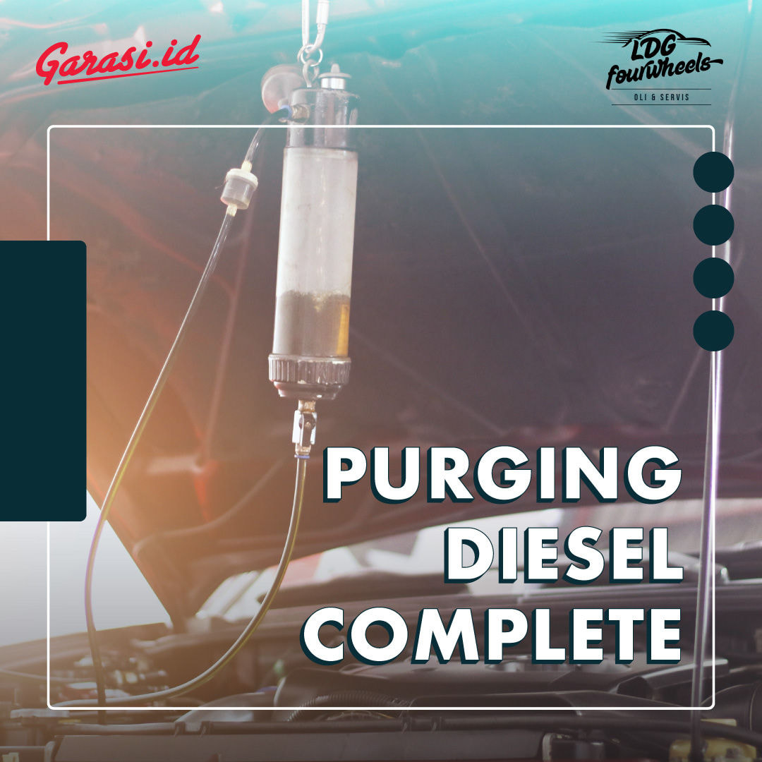 Purging Diesel Complete + Oli Mesin (Pajero/Fortuner)