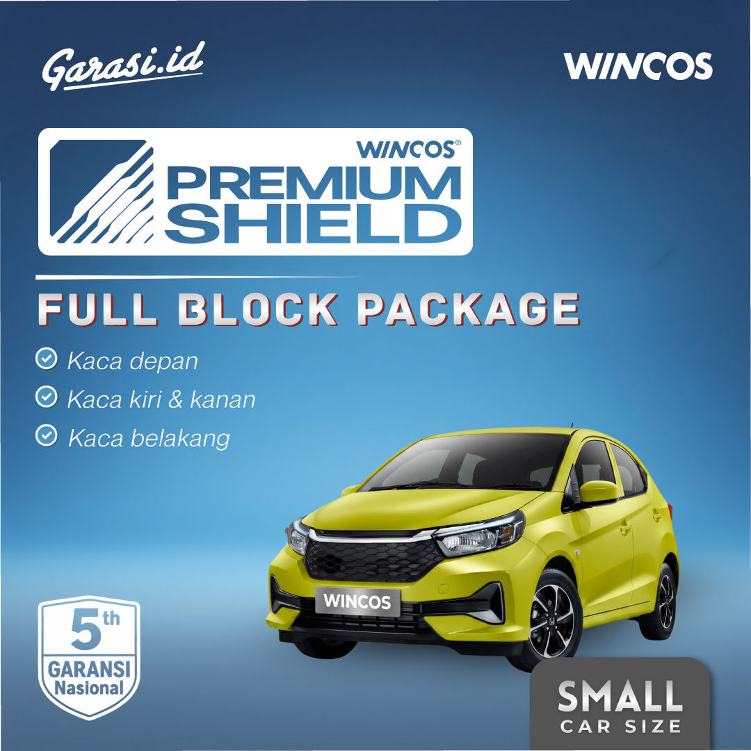 Kaca Film Wincos Fullblock - Small Car Agya, Air EV, Brio, Atto 1
