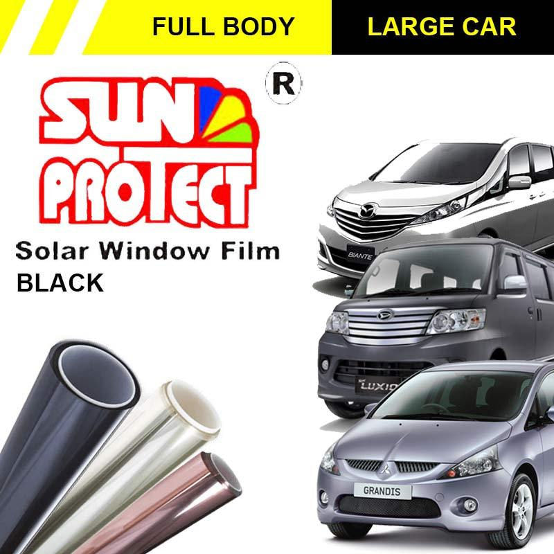 Sun Protect Kaca Film Mobil for Large Car - Black [Original]