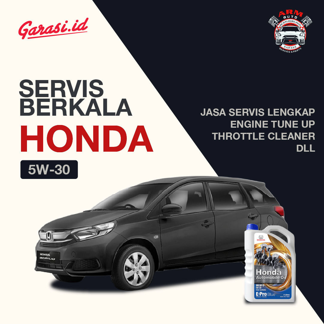 Paket Service Berkala Mobil Honda 05W/30 Blue