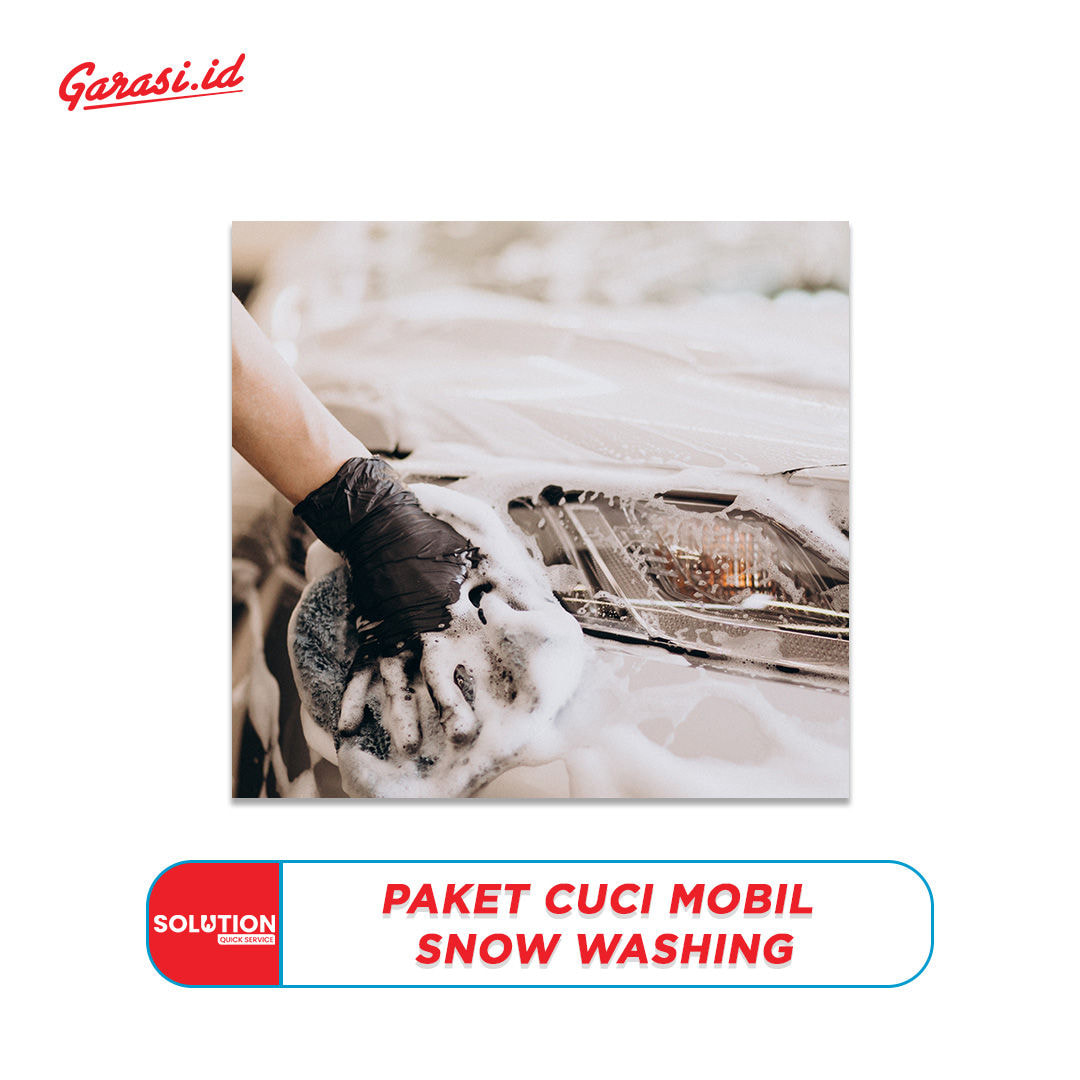 Paket Cuci Mobil Snow Washing