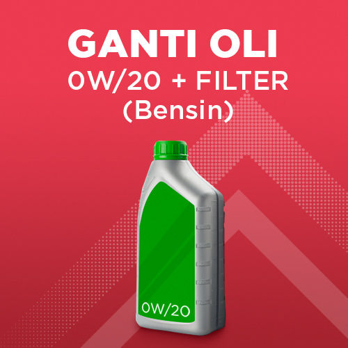 Paket Ganti Oli 0W/20 (up to 4 Liter) + Oli Filter