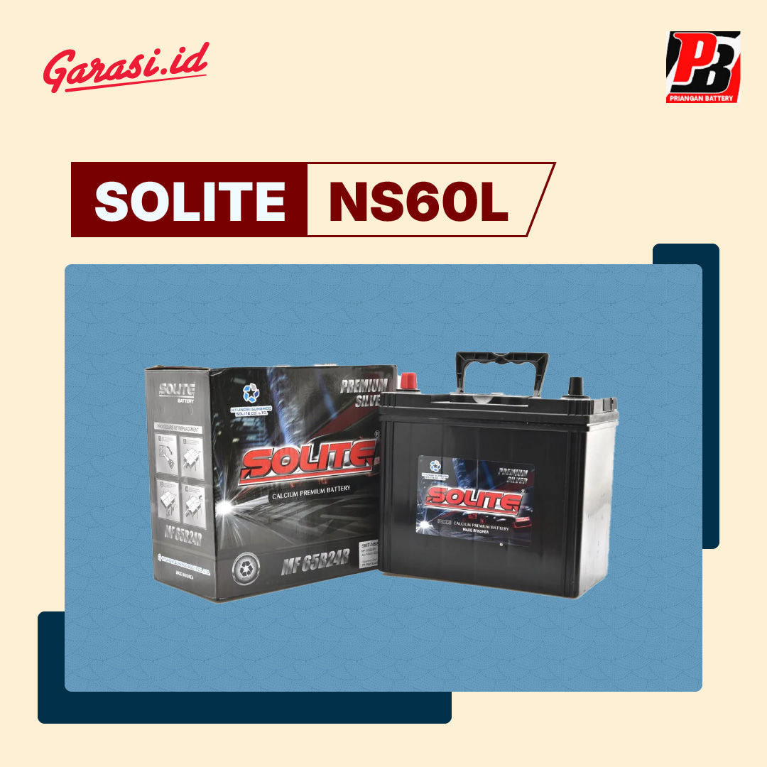GANTI AKI MOBIL SOLITE NS60L