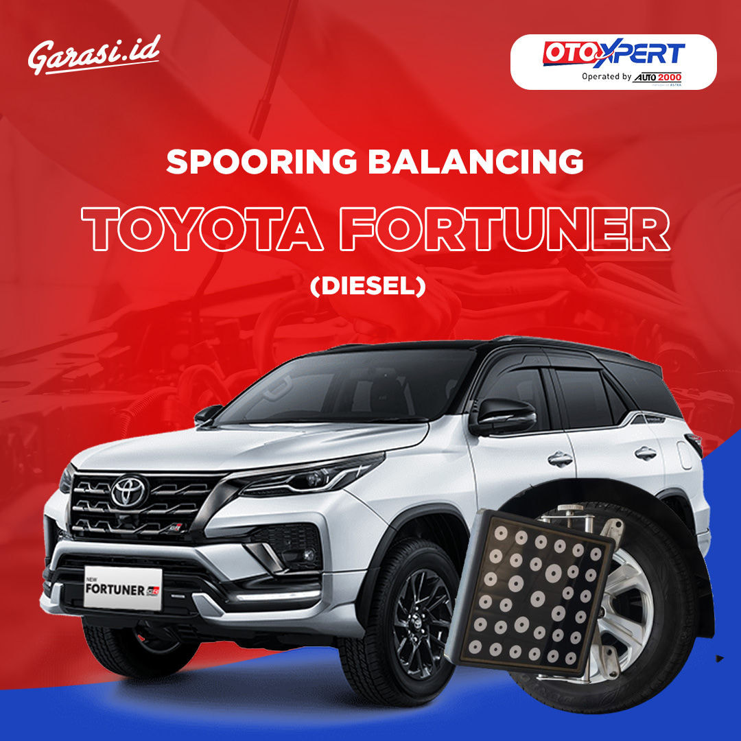 Spooring Balancing Toyota Fortuner (Diesel)