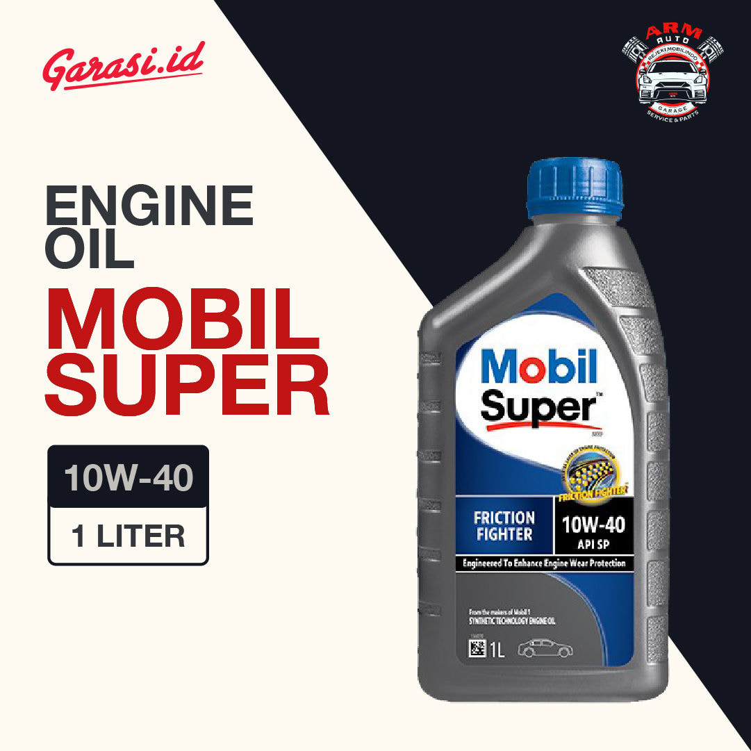 Paket Ganti Oli Mobil Super 10W/40 1 Liter
