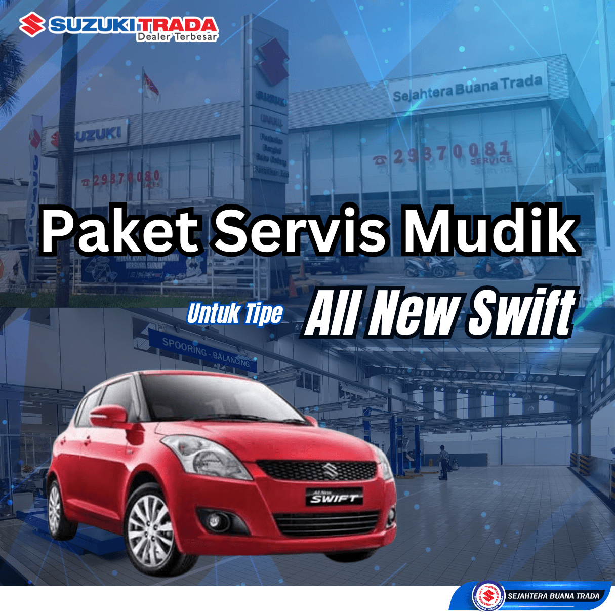 Paket Servis Mudik All New Swift