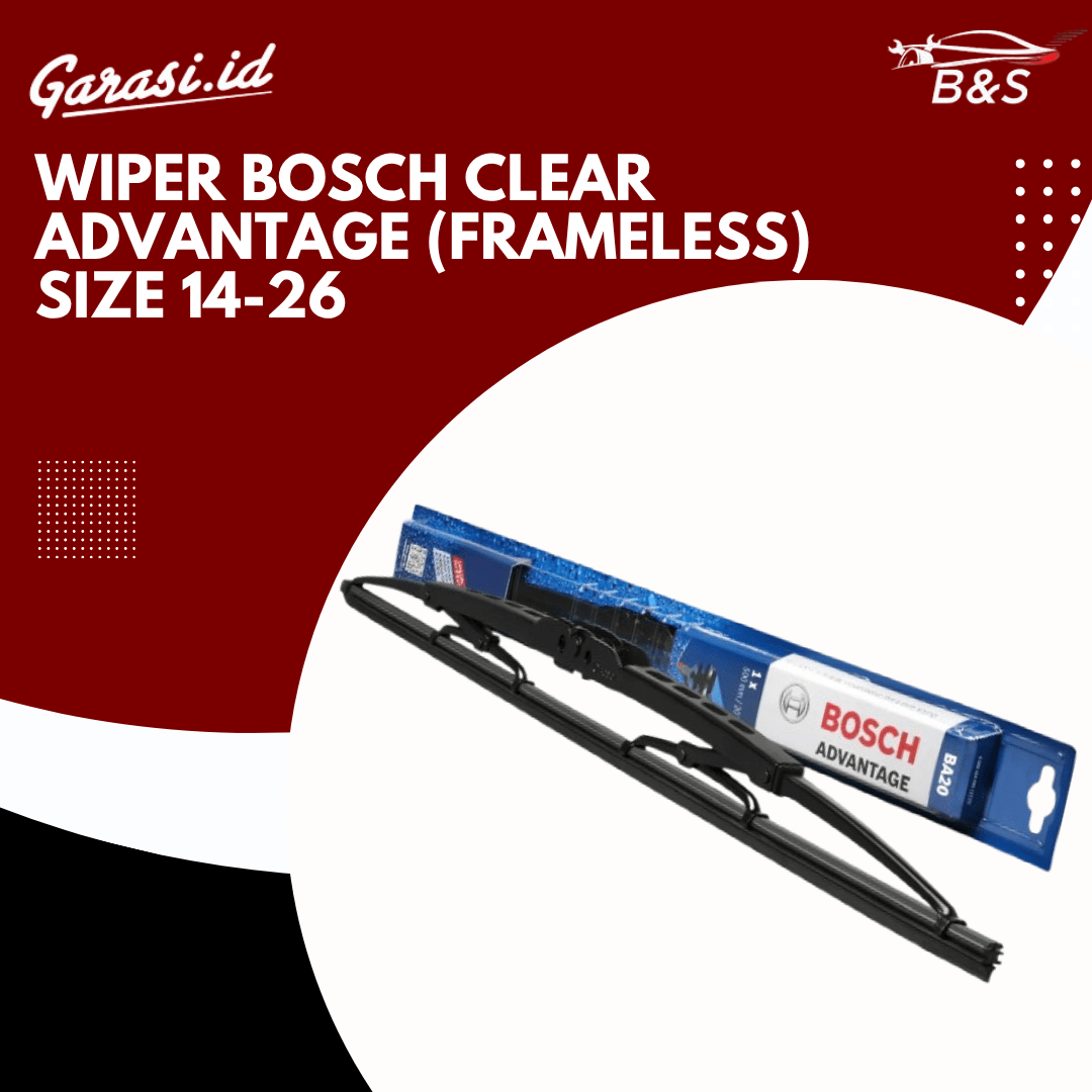 Wiper BOSCH Clear ADVANTAGE (Frameless)