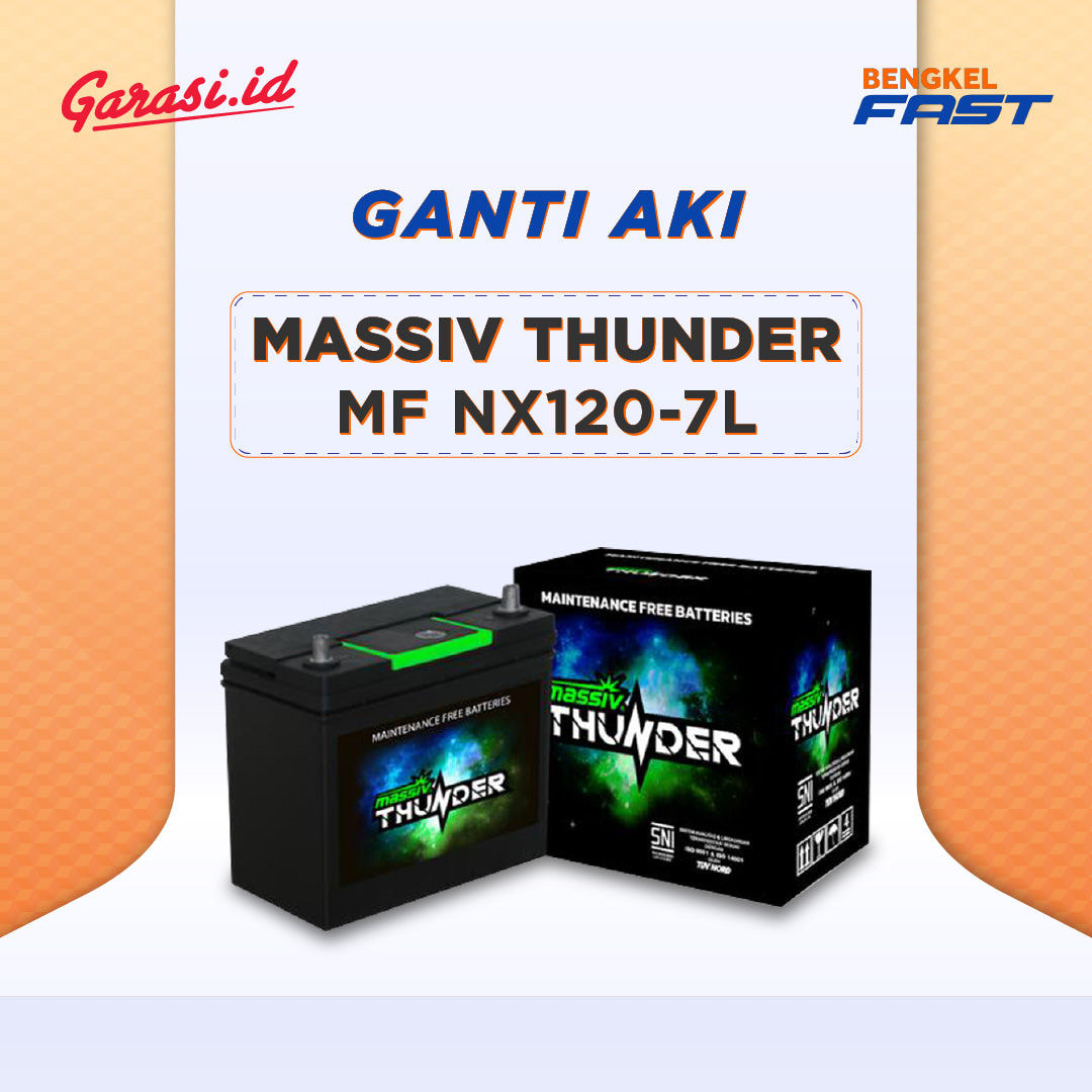 Ganti Aki - Massiv Thunder MF NX120-7L