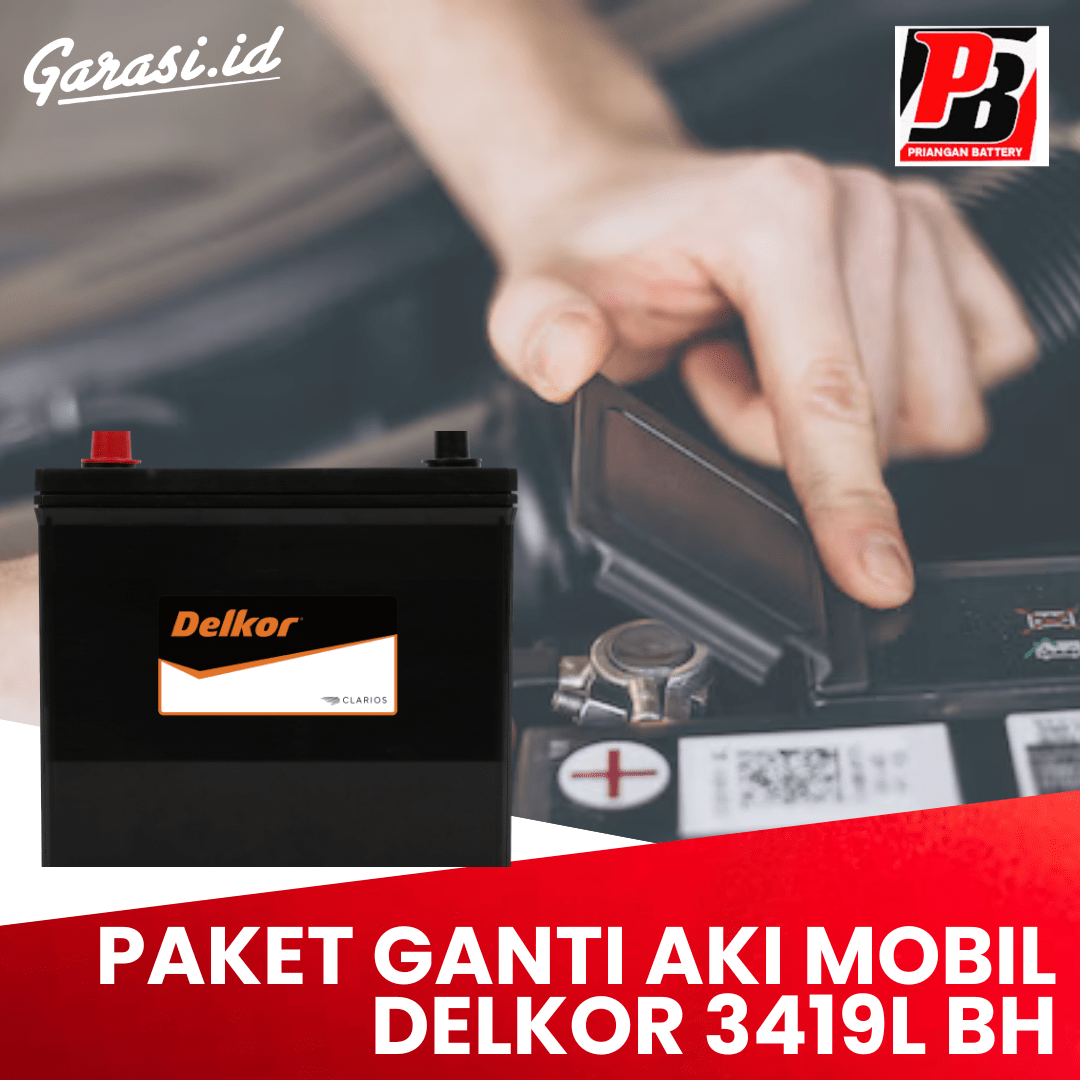 GANTI AKI MOBIL DELKOR 34B19L BH