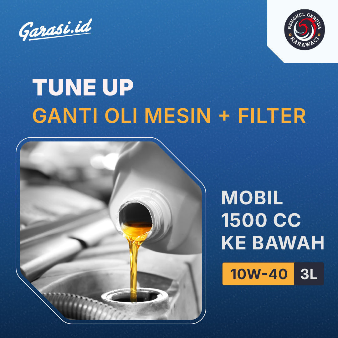 PAKET TUNE UP + GANTI OLI + FILTER OLI + CHECK REM