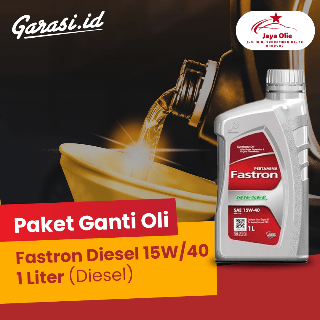 Paket Ganti Oli Fastron Diesel 15W/40 1 Liter (DIesel)