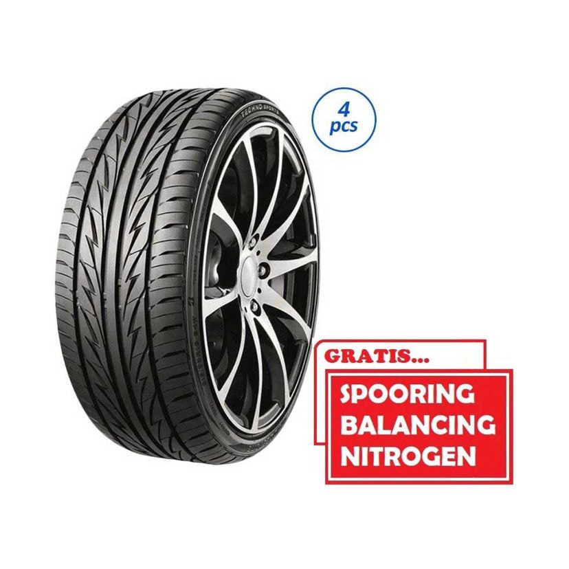 Bridgestone Techno Sport 215-45 R17 91V SP Ban Mobil [Gratis Pasang,Spooring Balance & Nitrogen]