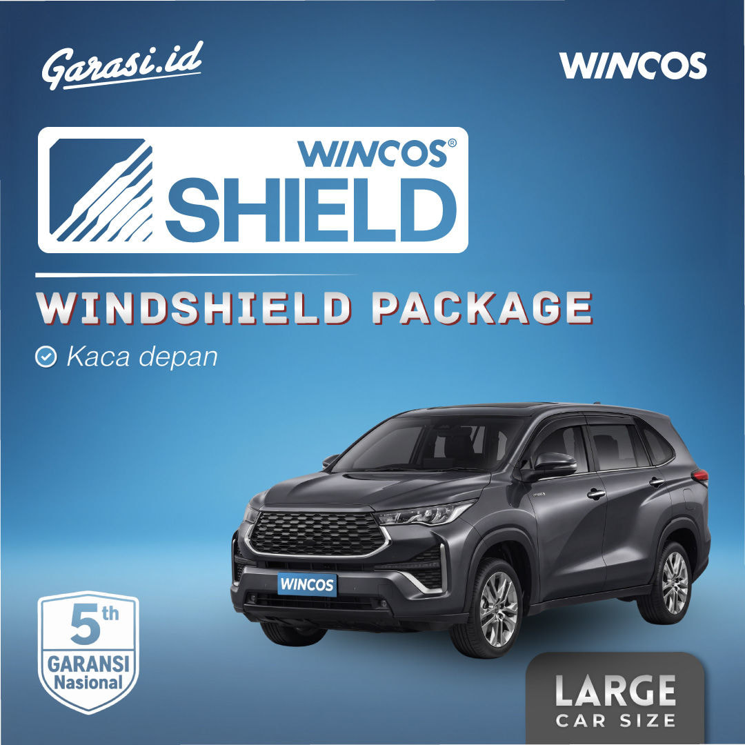 Kaca Film Wincos Windshield  (Kaca Depan)  - Large Car Biante,BRV, MINI Countryman, Xpander, Fortuner, Veloz