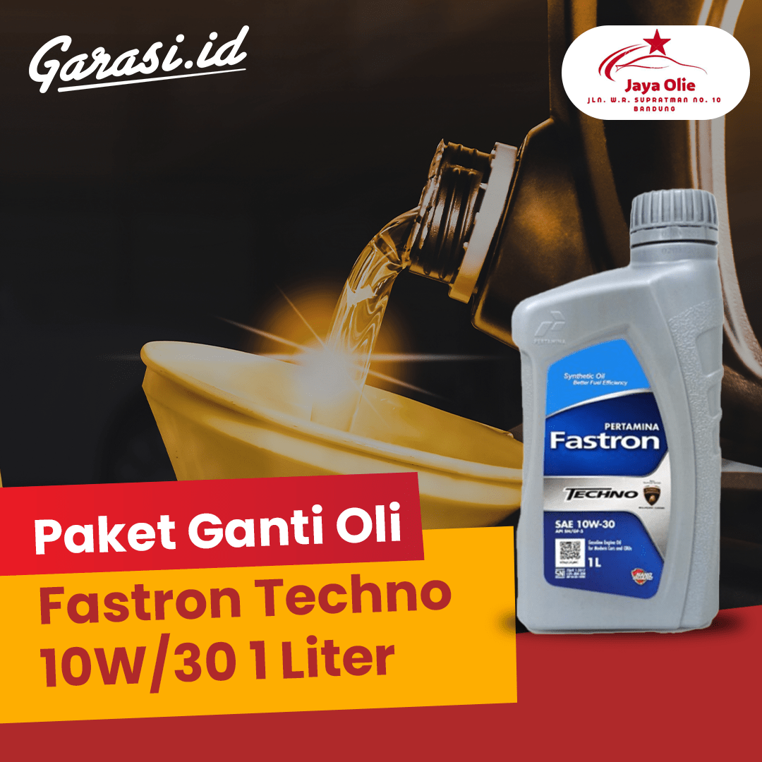 Paket Ganti Oli Fastron Techno 10W/30 1 Liter