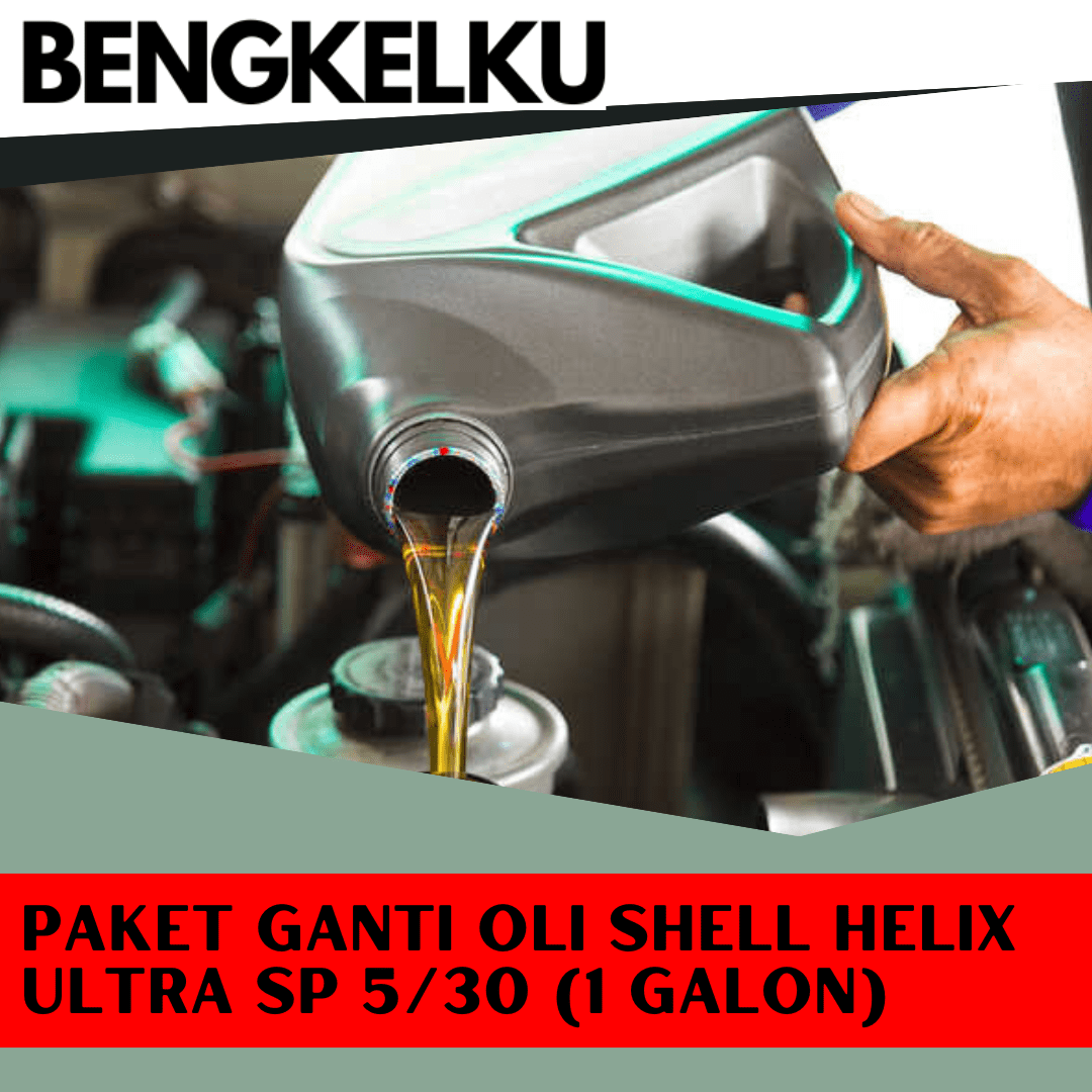 Paket Ganti Oli SHELL Helix Ultra SP 5/30 (1 Galon)